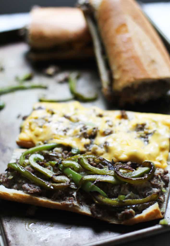 Lazy Girl's Philly Cheesesteak