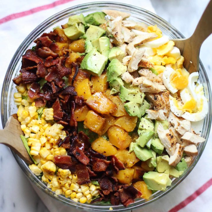 Harvest Cobb Salad with Maple Vinegarette