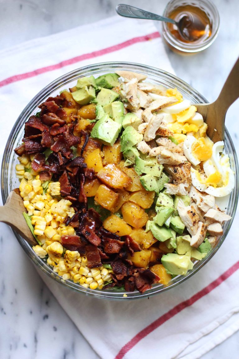 Harvest Cobb Salad with Maple Vinegarette