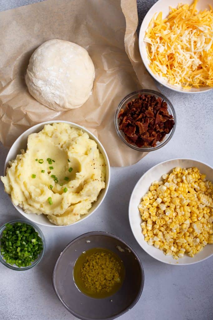 Mashed Potato Pizza- Ingredients