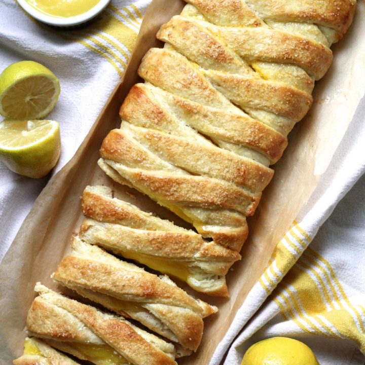 Braided Lemon Cheesecake Bread