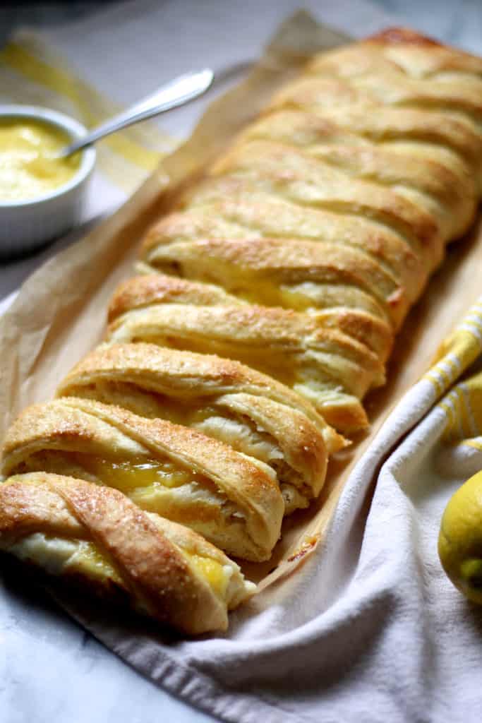 Braided Lemon Cheesecake Bread