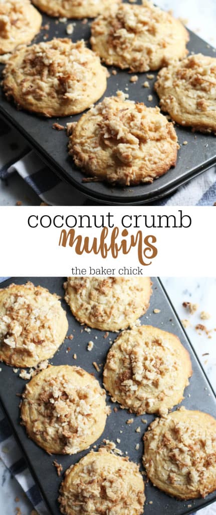 coconut crumb muffins