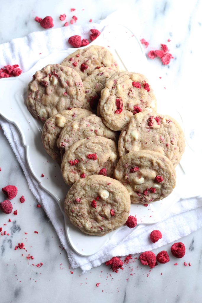 White Chocolate Raspberry Cookies