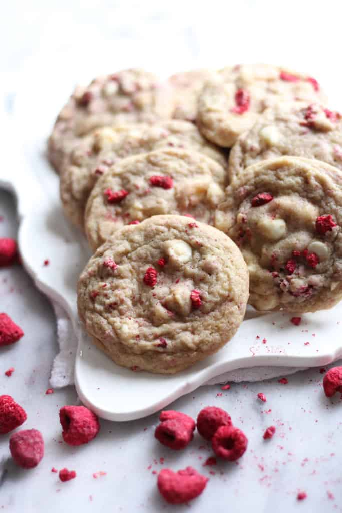 White Chocolate Raspberry Cookies