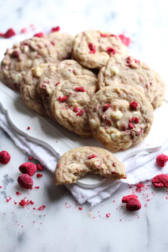 White Chocolate Raspberry Cookies