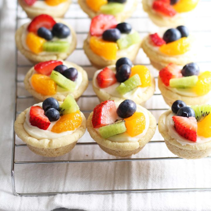 Mini Sugar Cookie Fruit Tarts