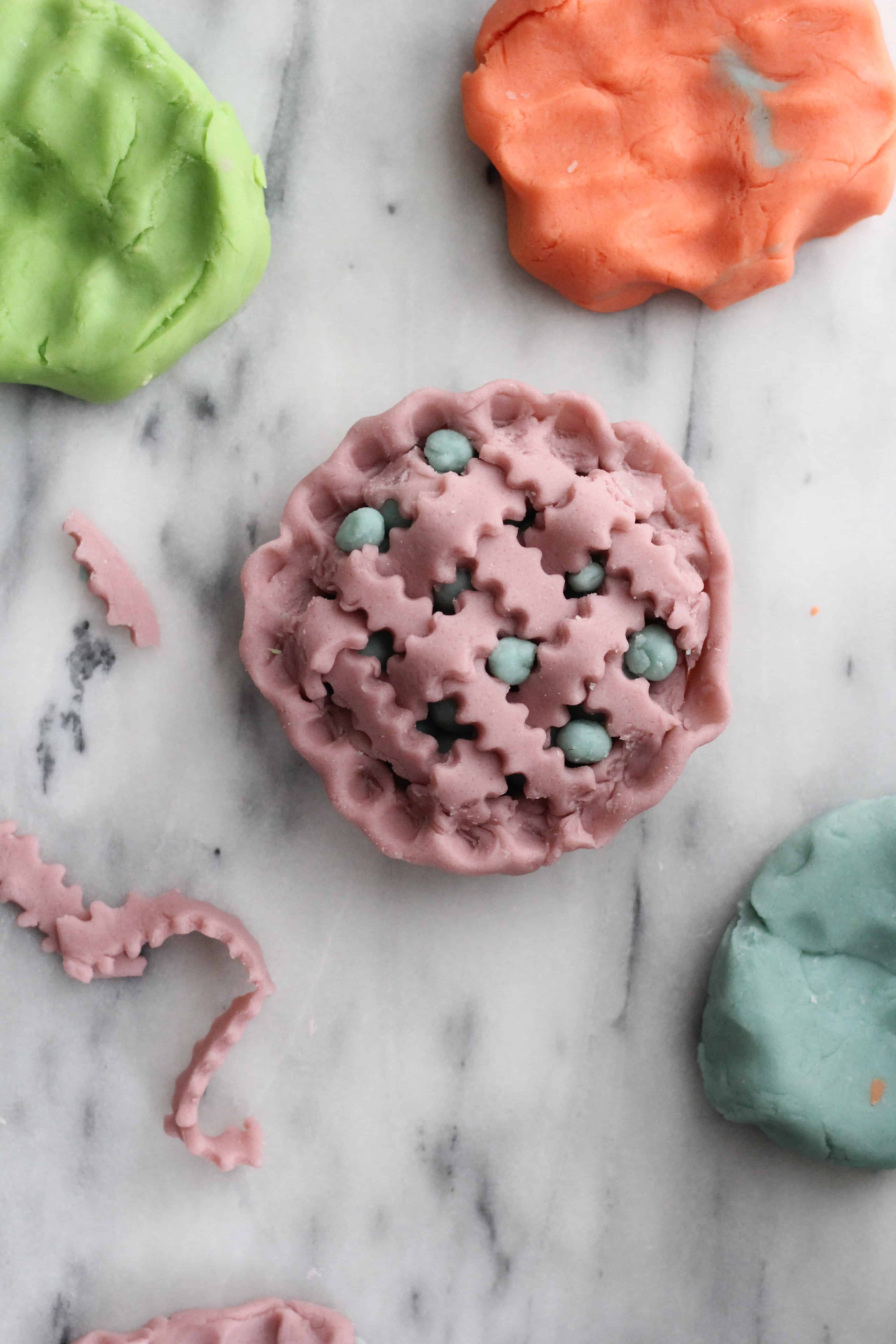 Homemade Aromatherapy Play-dough - The Baker Chick