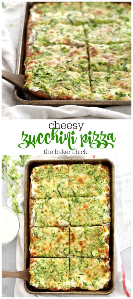 Cheesy Zucchini Pizza