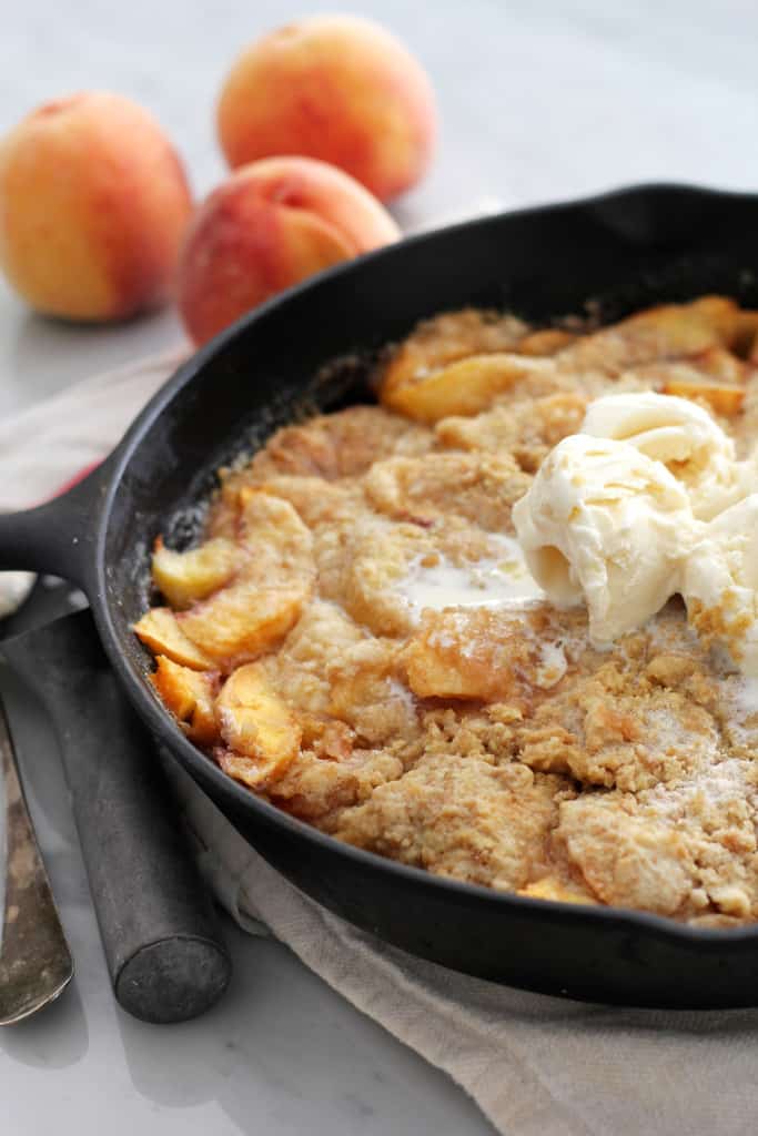 Peach Dump Cake From Scratch