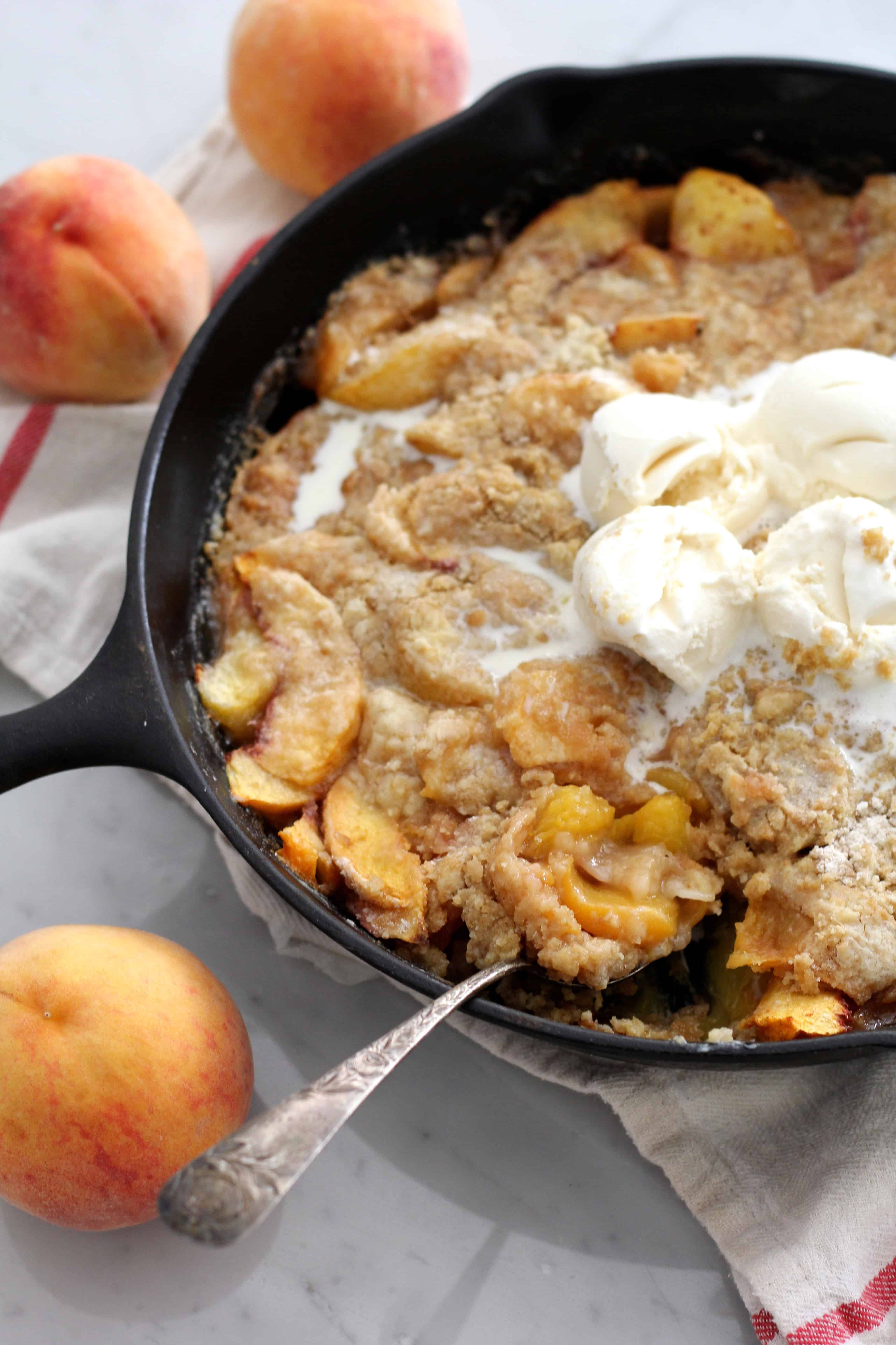 Peach Dump Cake From Scratch