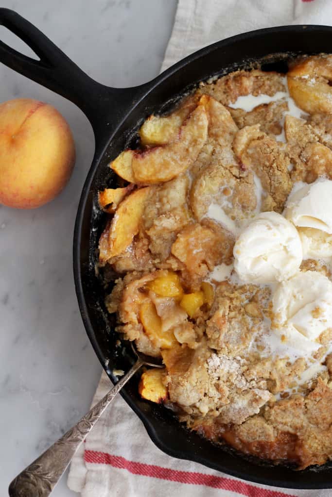 Peach Dump Cake From Scratch