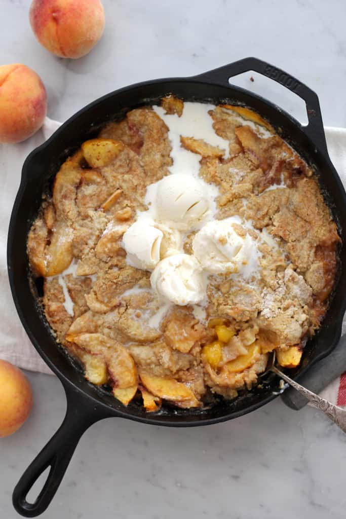 Peach Dump Cake From Scratch