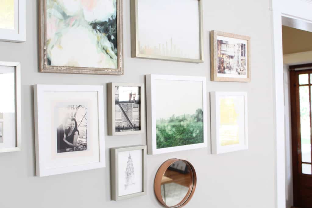 New House Sneak Peek, (and a gallery wall from Minted!)