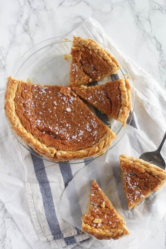 Salted Maple Chess Pie