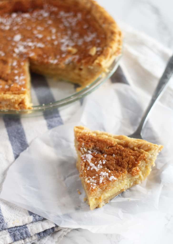 Salted Maple Chess Pie