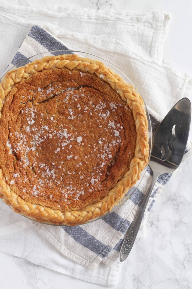 Salted Maple Chess Pie