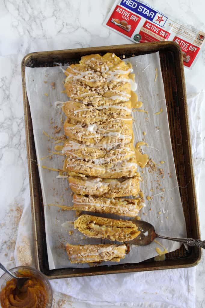 Pumpkin Cheesecake Braid