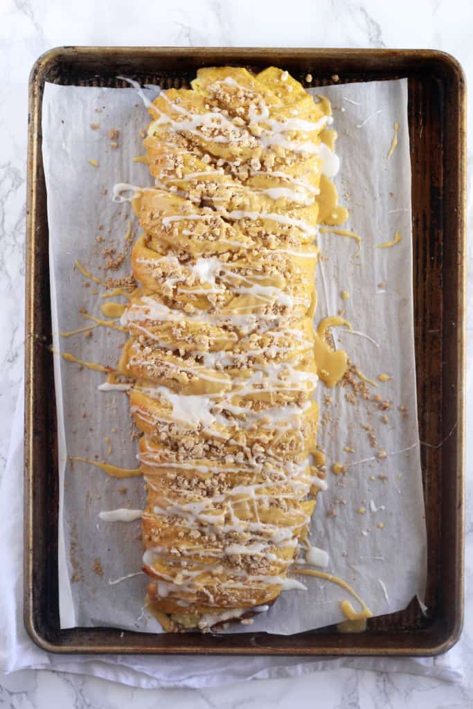 Pumpkin Cheesecake Braid