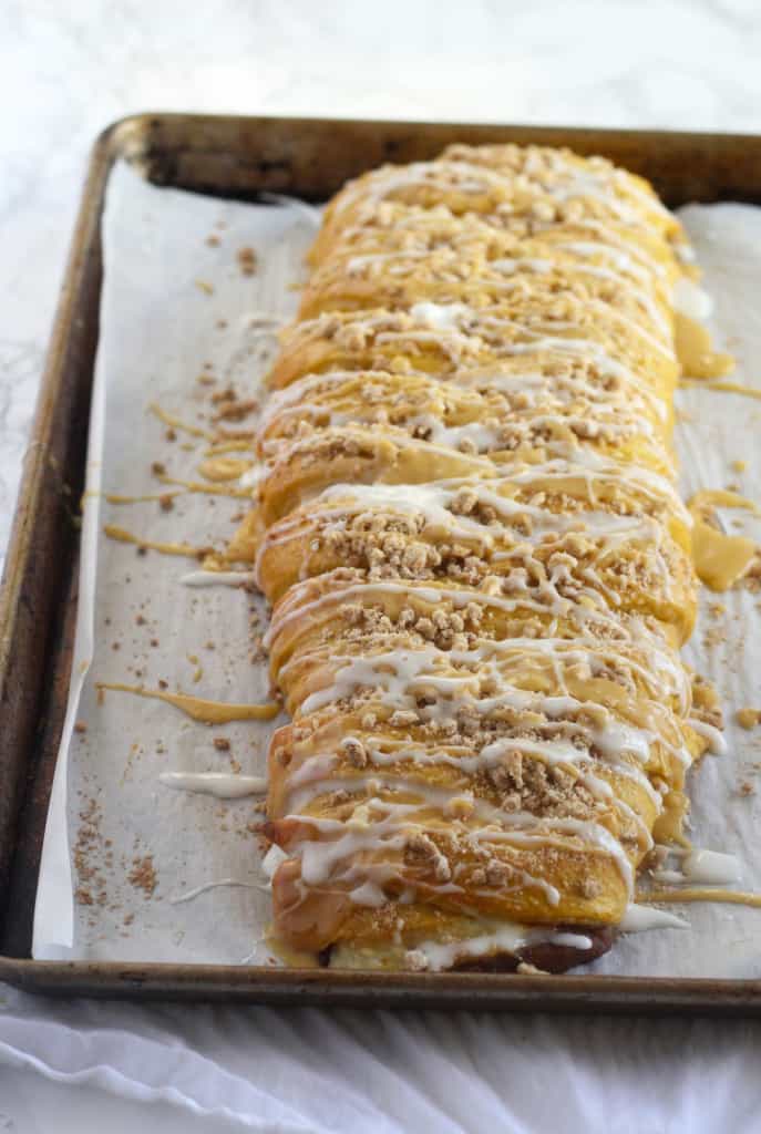 Pumpkin Cheesecake Braid