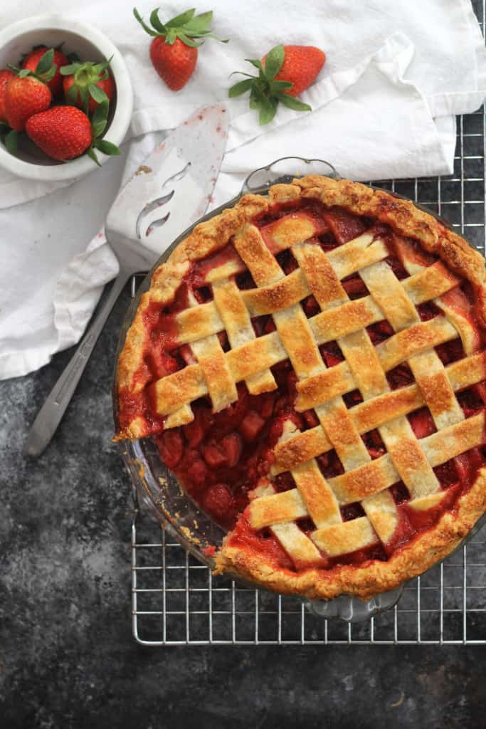 Strawberry Balsamic Pie