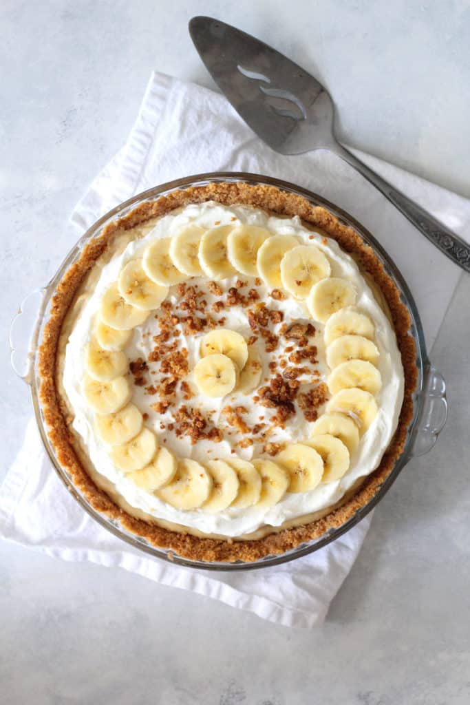 Banana Cream Pie with Graham Cracker Crust