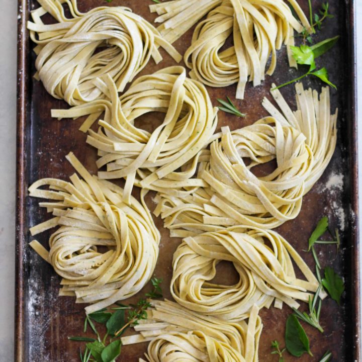 Fresh Herb Fettuccine