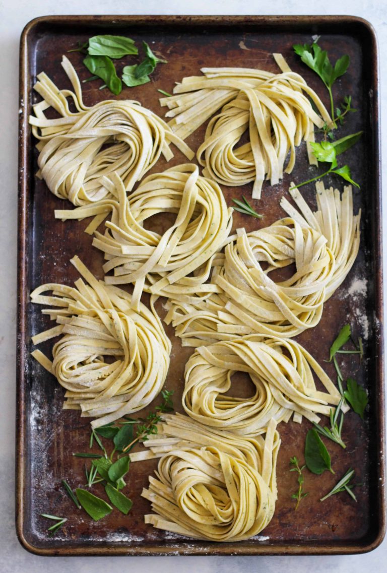 Fresh Herb Fettuccine