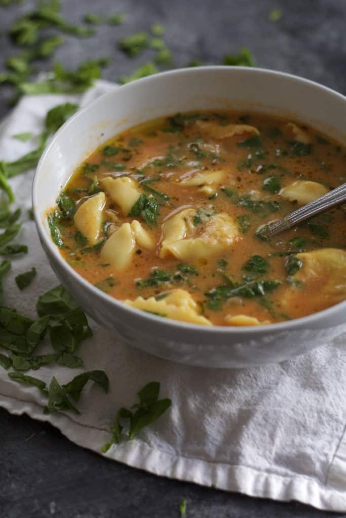 Quick and Easy Tortellini Soup