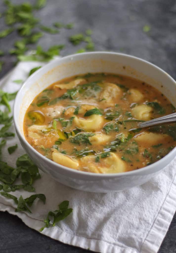 Quick and Easy Tortellini Soup