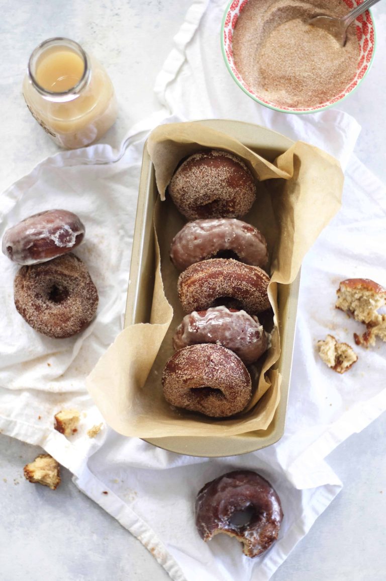 Apple Cider Donuts (two ways!)