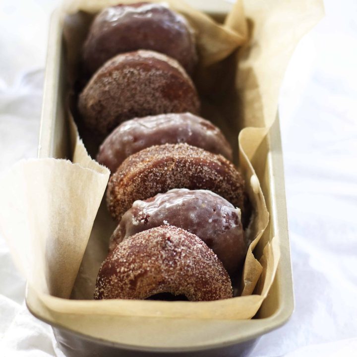 Apple Cider Donuts (two ways!)