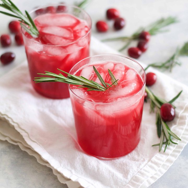 Cranberry Rosemary Cocktails