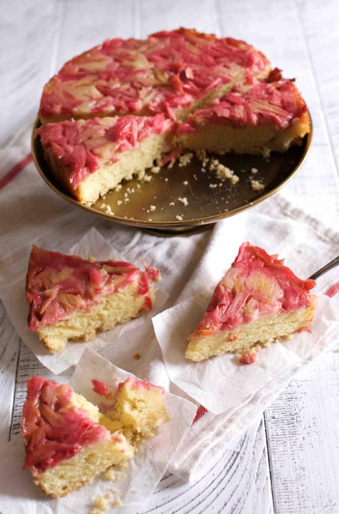 Rhubarb Upside Down Cake