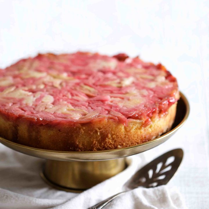 Rhubarb Upside Down Cake