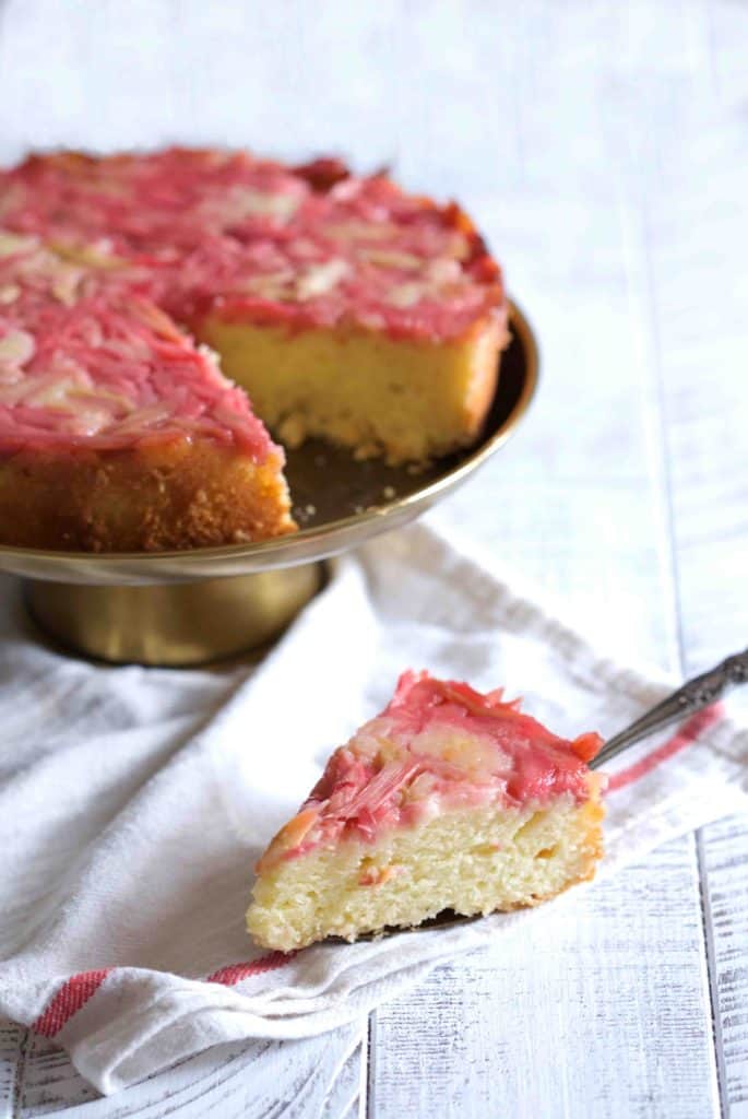 Rhubarb Upside Down Cake