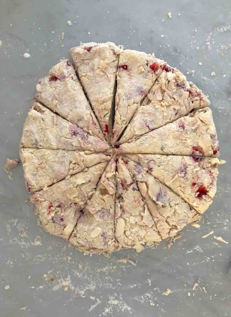 Strawberry Rhubarb Scones