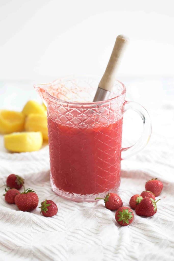 Naturally Sweetened Strawberry Lemonade