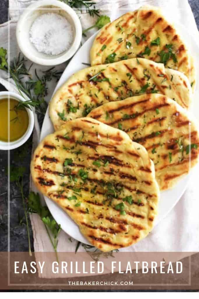 Easy Grilled Flatbread- perfect for summer #grilling!
