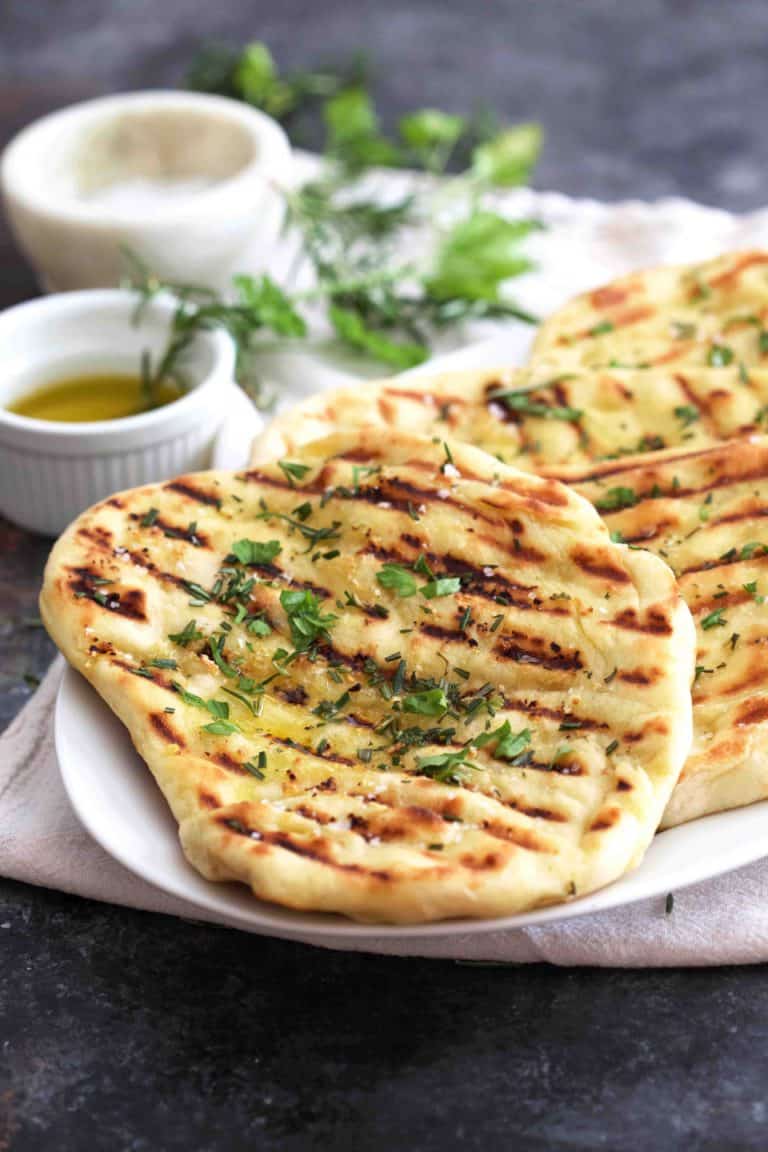 Easy Grilled Flatbread The Baker Chick
