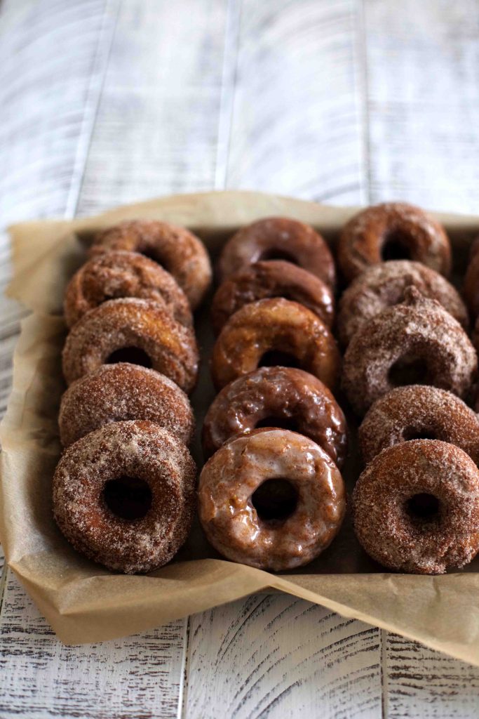 Pumpkin Sour Cream Donuts