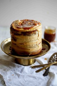 Pumpkin Salted Caramel Layer Cake