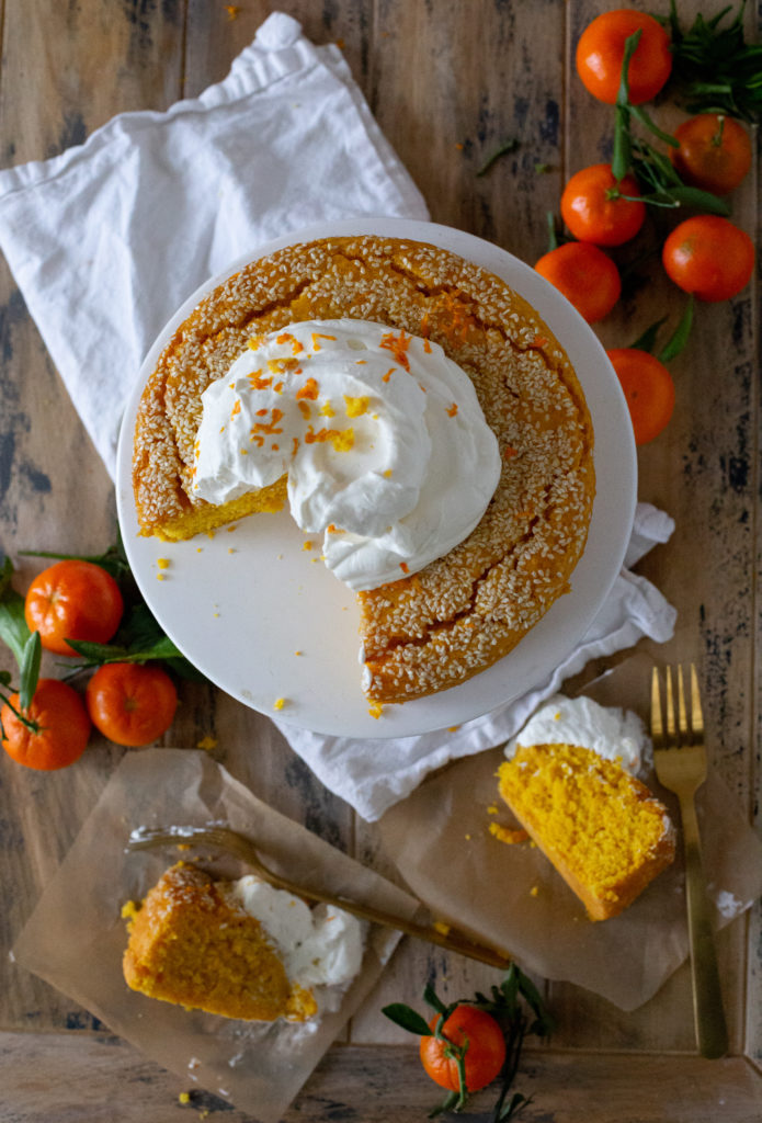 clementine olive oil cake