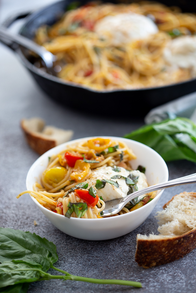 One Pot Burrata Pasta