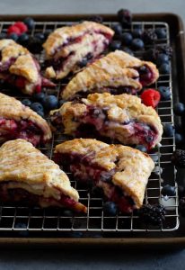 Layered Berry Scones