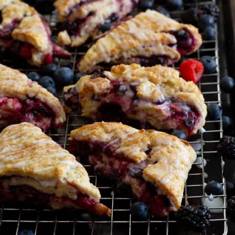 Layered Berry Scones