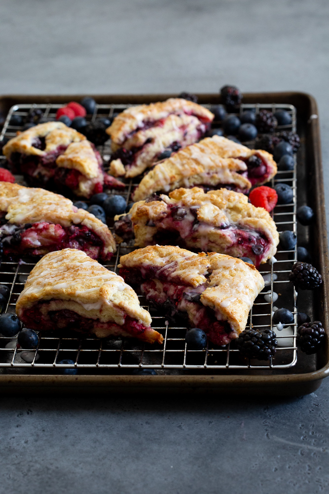 Layered Berry Scones