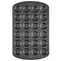 Wilton Perfect Results Premium Non-Stick Mini Muffin and Cupcake Pan, 24-Cup