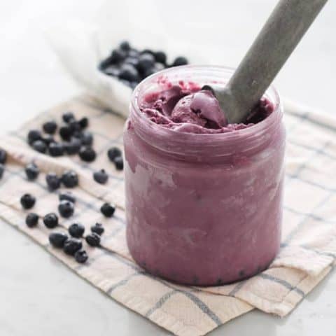 blueberry buttermilk ice cream
