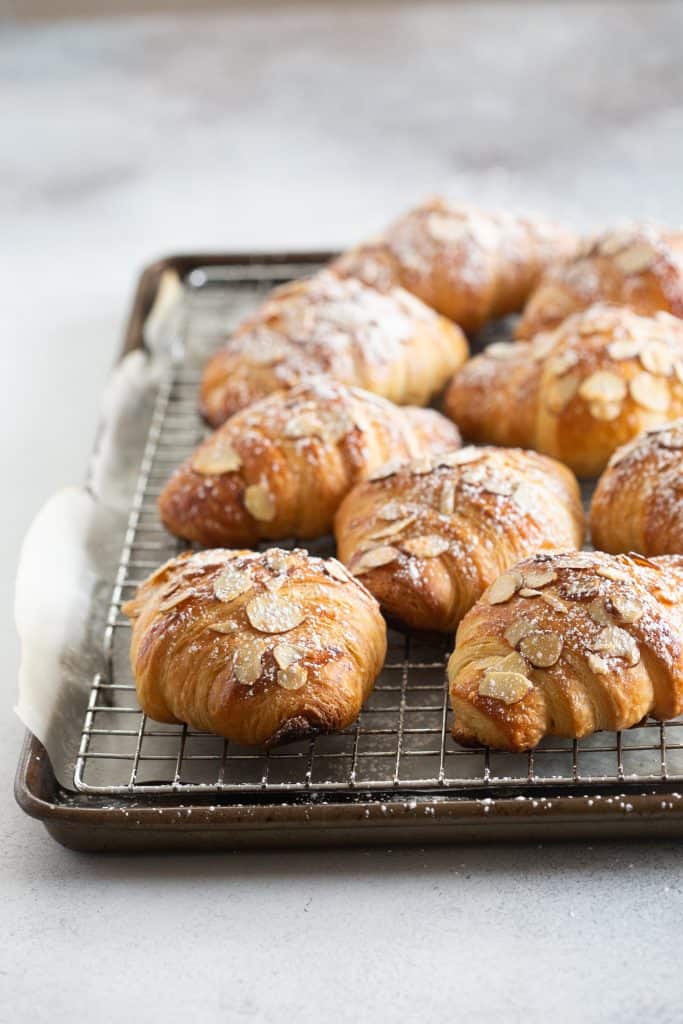 Homemade Almond Croissants